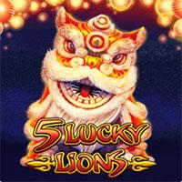 permainan slot 5 Lucky Lions provider Habanero dari situs slot gacor MEONGTOTO