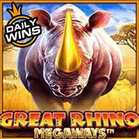 permainan slot Great Rhino Megaways provider Pragmatic Play dari situs slot gacor MEONGTOTO
